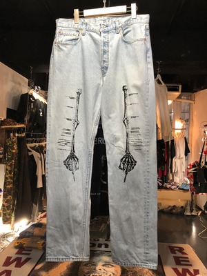 levi's 517 "fuck bone"denim pants