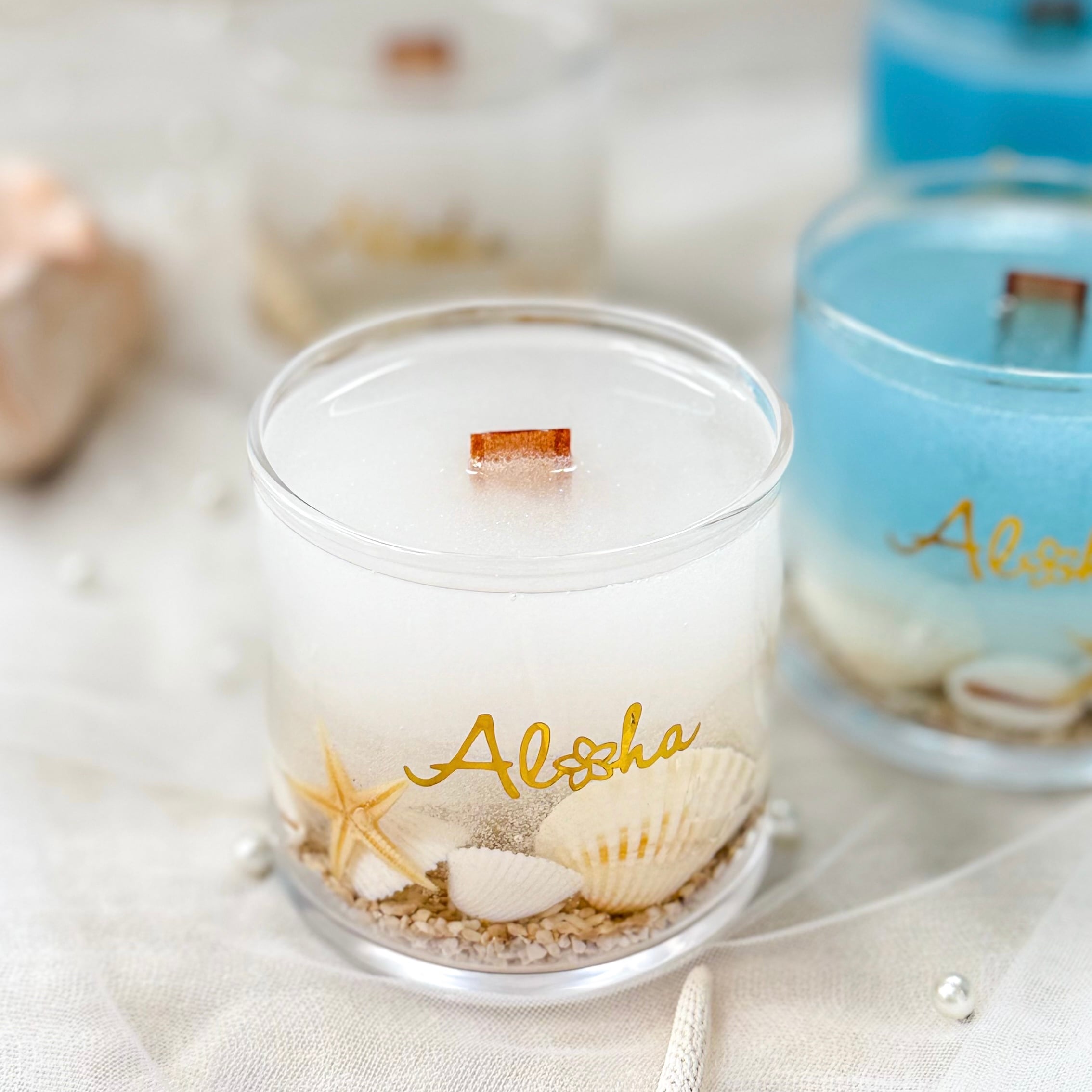 キラキラ海アロマキャンドル＊Aloha | paume*paume