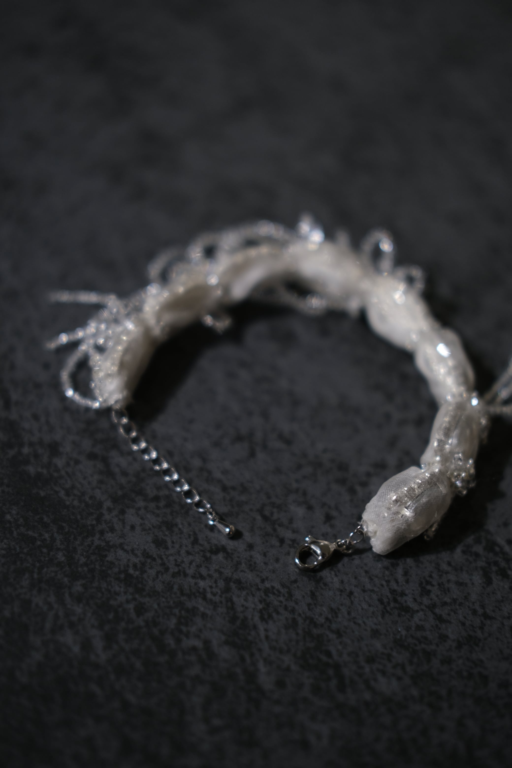 cloaked rhinestone bracelet