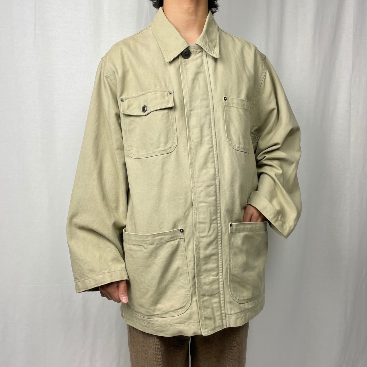 90年代 Timberland ティンバーランド カバーオール メンズXL相当 古着 
