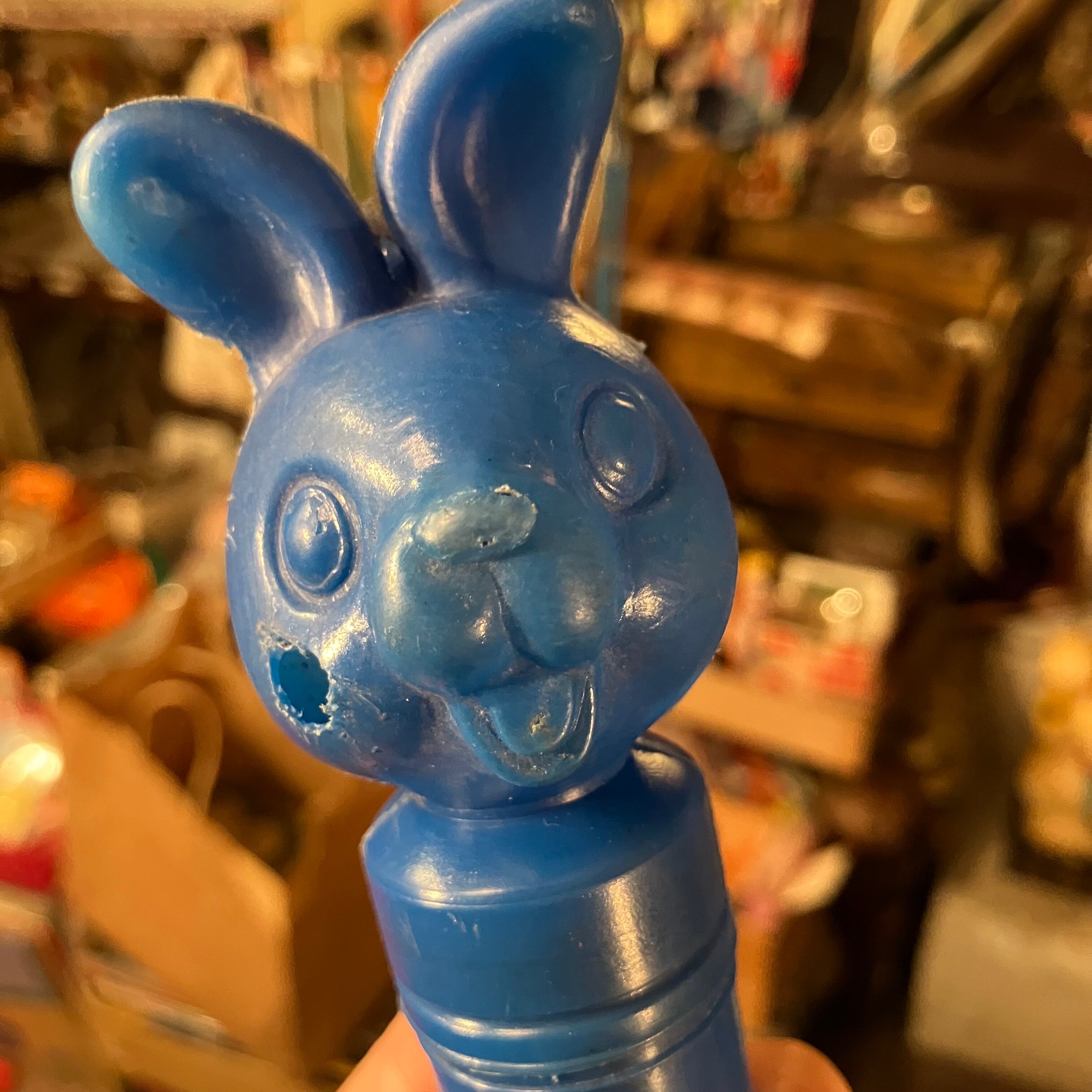 うさぎ　セルロイド　デッドストック　昭和レトロ ウサギ広告ジャンク4匹｡ボロいけど古いけど…可愛いよ | 実用外百貨店