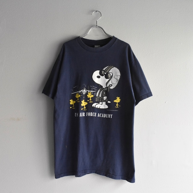 “PEANUTS”『SNOOPY&WOODSTOCK』 Front Printed Character T-shirt s/s
