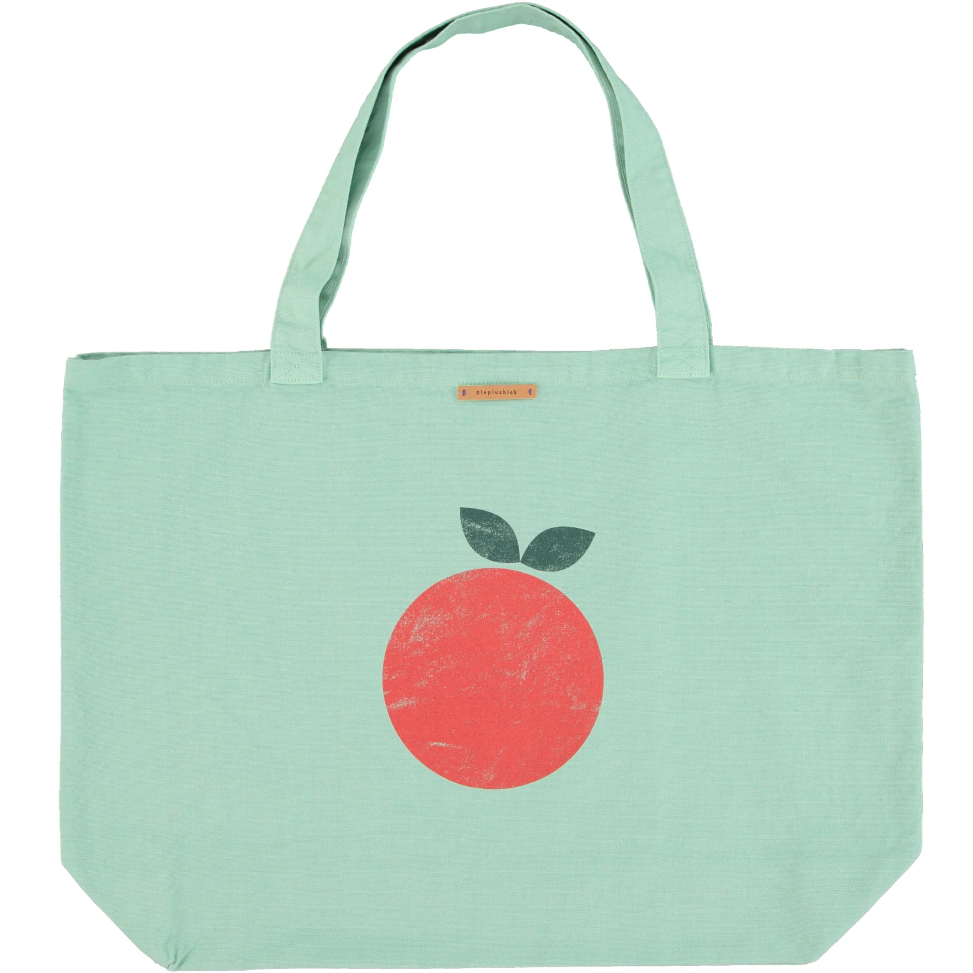 piupiuchick XL BAG / GREEN W / APPLE PRINT | PEAM