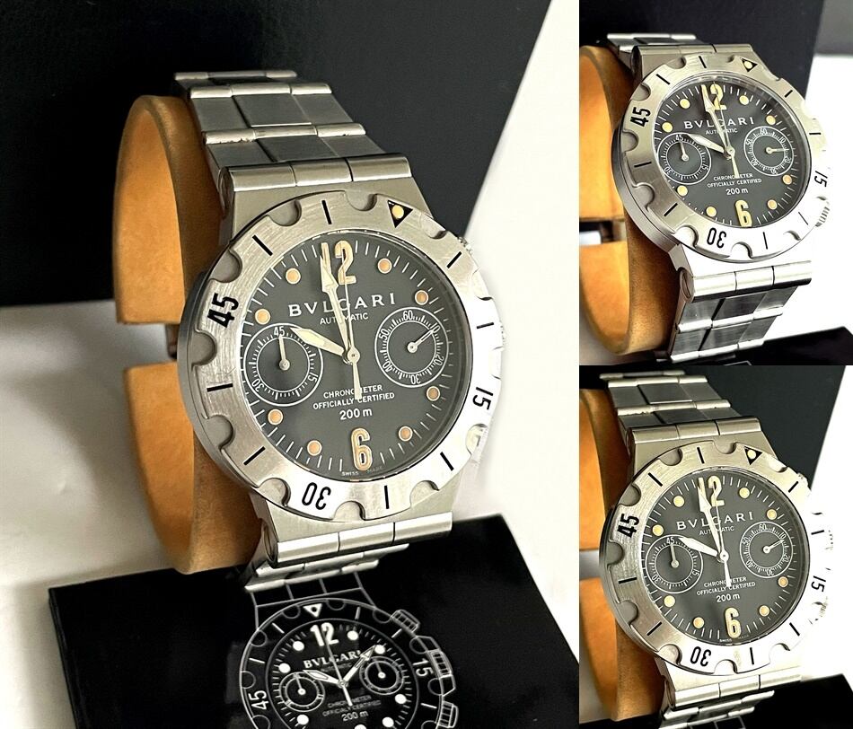 BVLGARI ブルガリ ディアゴノ スクーバ クロノ クロノグラフ AT