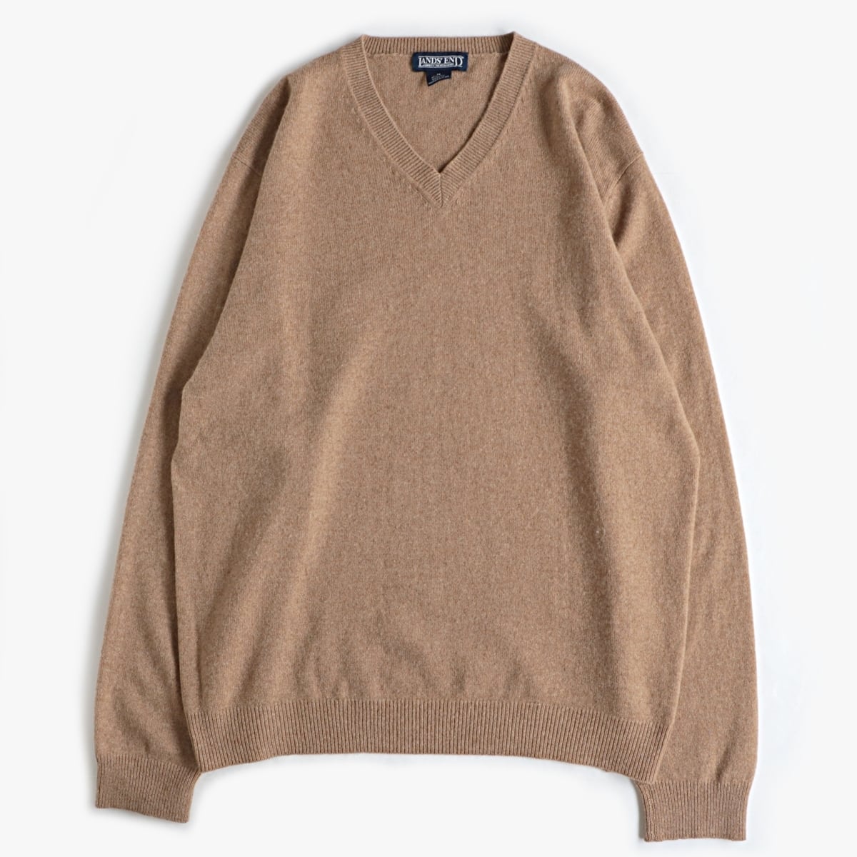 Lands End ランズエンド カシミア Vネック ニット セーター 古着 used | khaki select clothing powered  by BASE