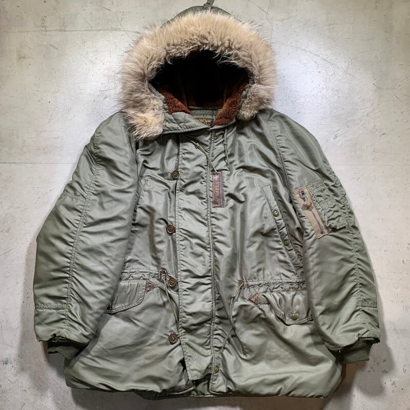 N3B N-3B PARKA L USAF 米軍リアルファーN3-B ステンシル-