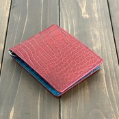 アリゲーター 無双 マネークリップ ダークレッド