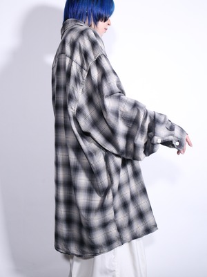 "Carhartt" XXL  over silhouette ombre check shirt