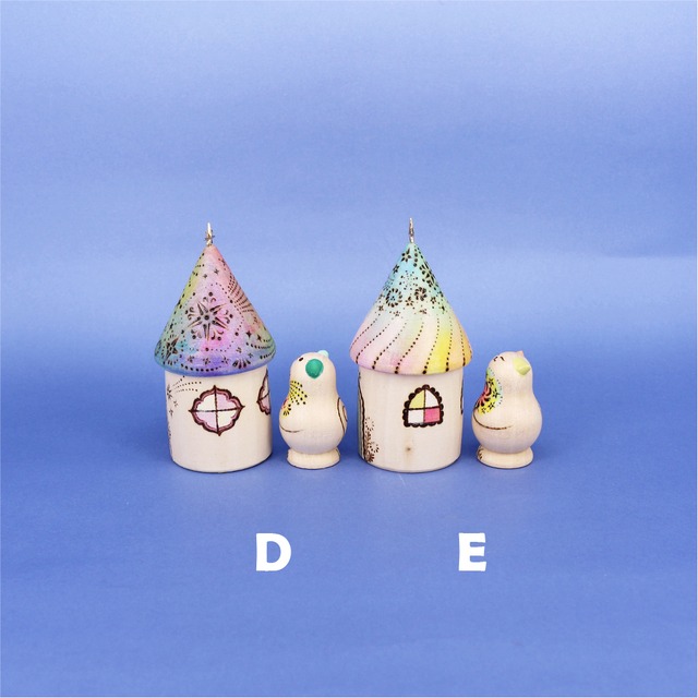 《 ta-nya 》ちいさな流れ星のおうち　マトリョーシカ　2個型
