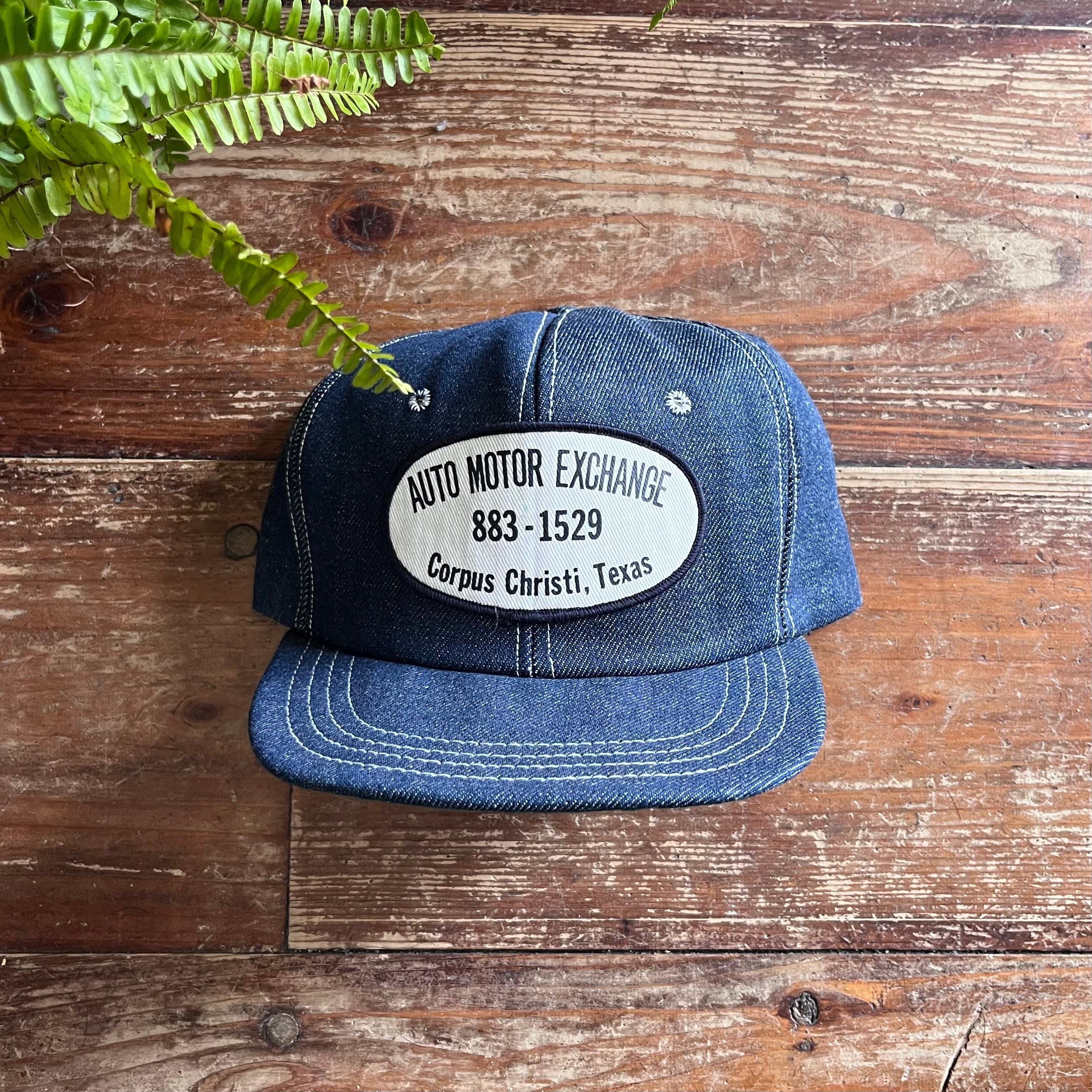 Cica 1980’s DEADSTOCK Denim Trucker Hat/Auto Motor Exchange