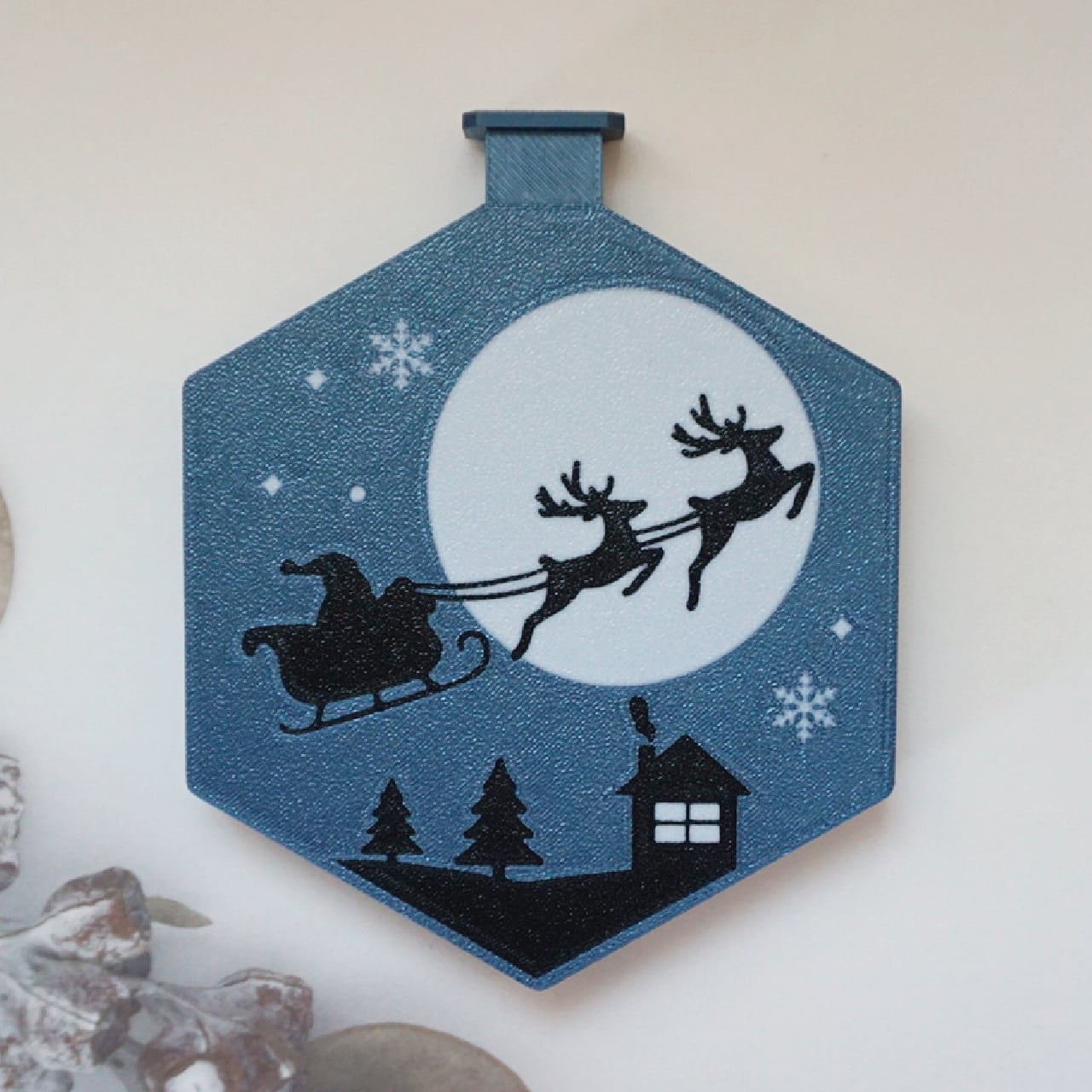 【期間限定】クリスマスデザインハニカムトレイPRO / サンタシルエット