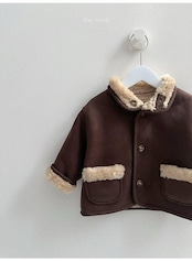〖取寄〗韓国子供服 / 26winter / minirobe / リバーシブルムスタン / キッズ *S~XL*