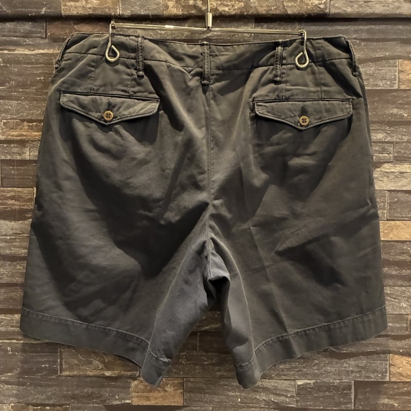 RRL OFFICER CHINO SHORTS NAVY | safarionline