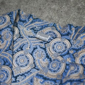 paisley pattern cotton pajama shirt