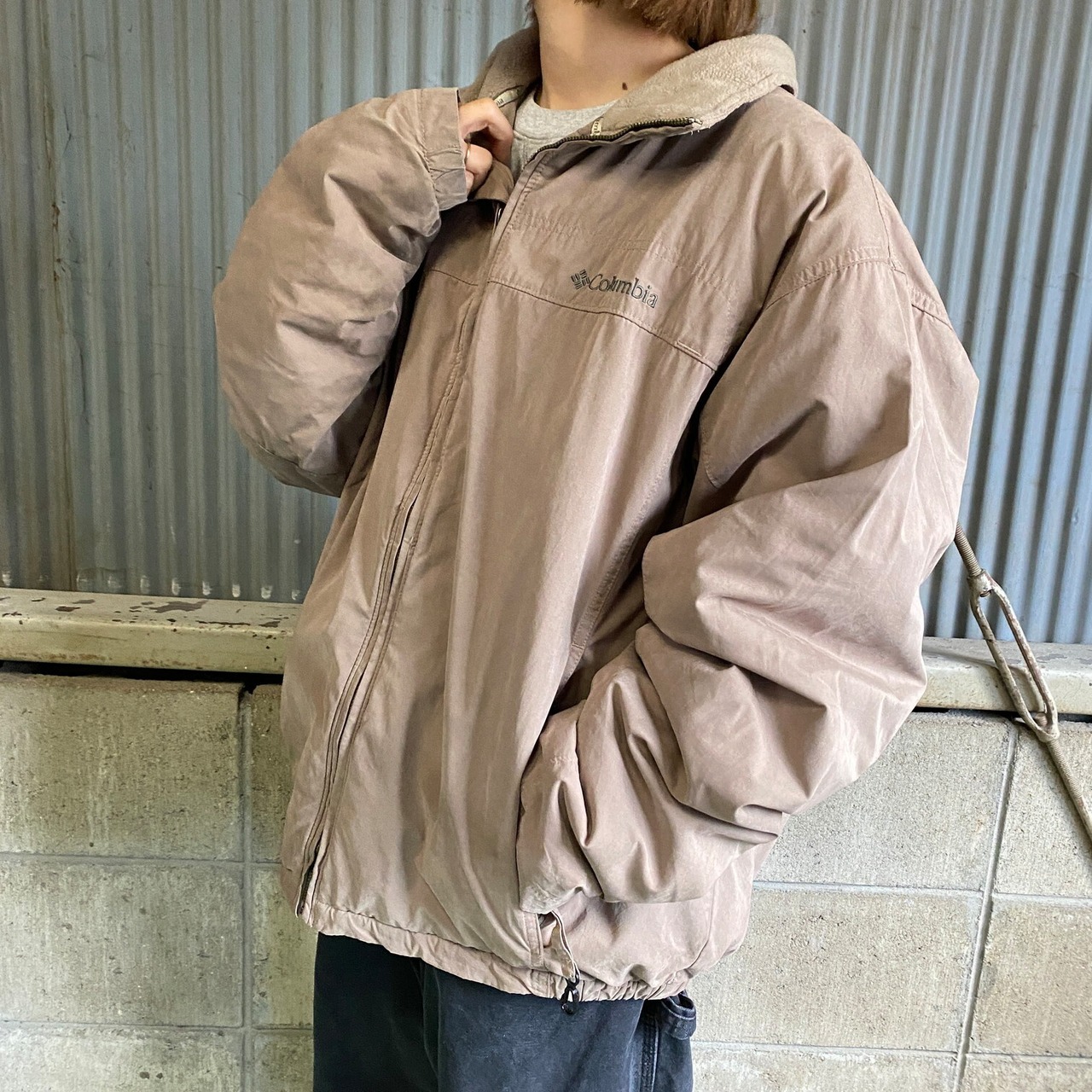 コロンビア 裏フリース アウトドア スポーツジャケット メンズ? 古着 