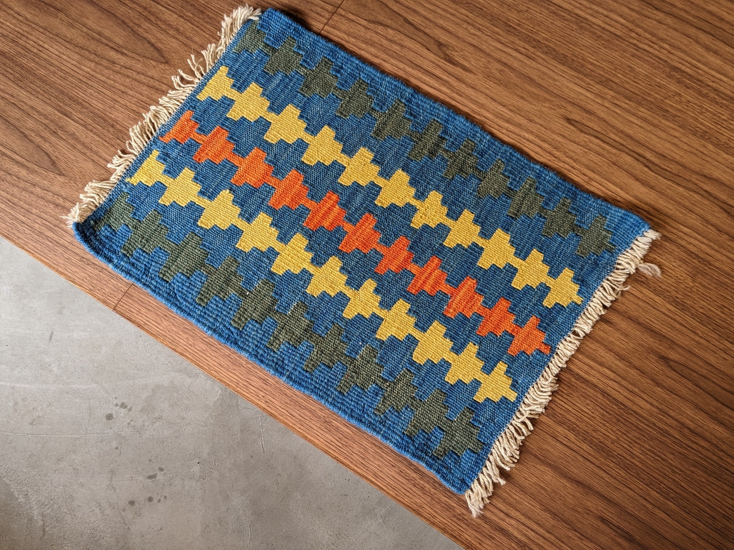 【最終セール】キリムギャッベ 160cm×100cm No. 2462104 C-Seymon ブラック ベースボールキャップ 送料無料 いくらから C