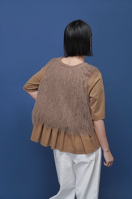 CYANTokyo【予約】スクエアネックバックギャザートップス（N