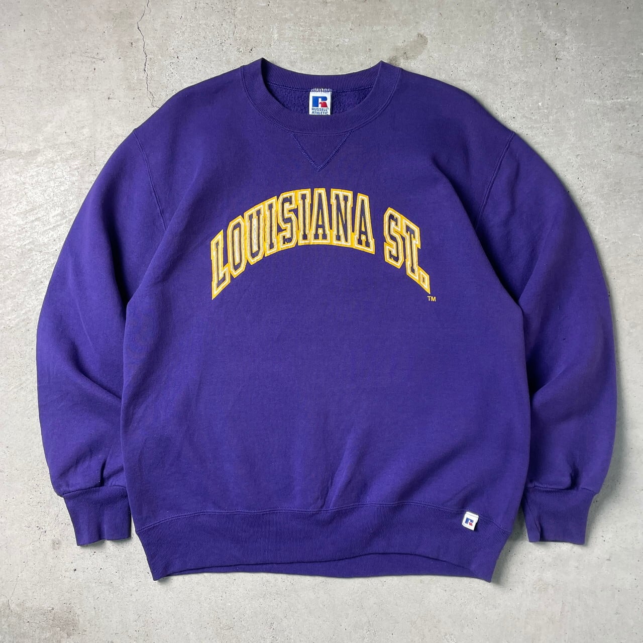 90s US製 Russell Athleticラッセル パープル スウェット - スウェット