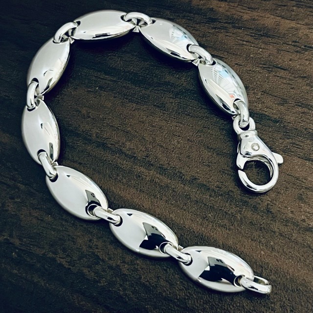 OLD TIFFANY & CO. Pebble Link Bracelet Sterling Silver | オールド 