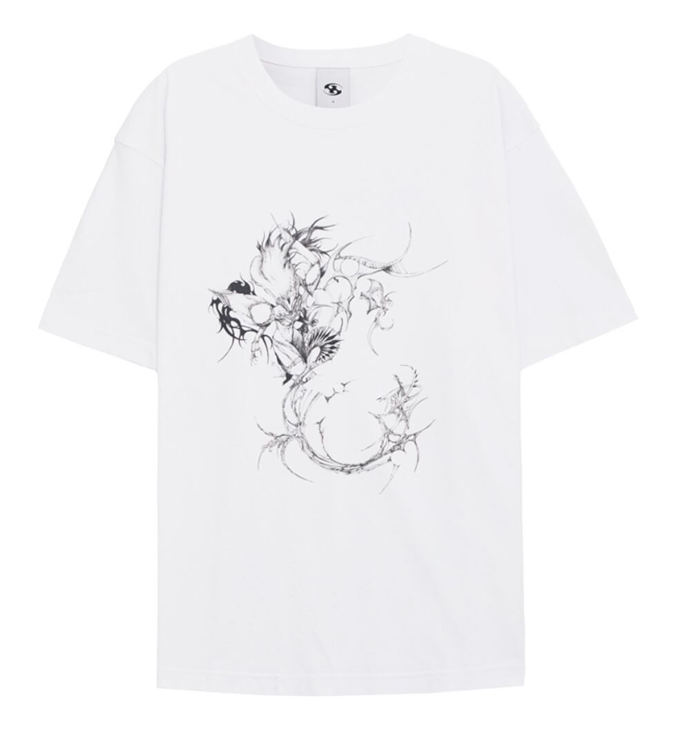SAN SAN GEAR] Sansan Gear x LOL Kaisa T-Shirt White 正規品 韓国