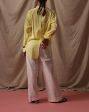 1940's Arrow / Open Back Shirt / Size L - 菜の花