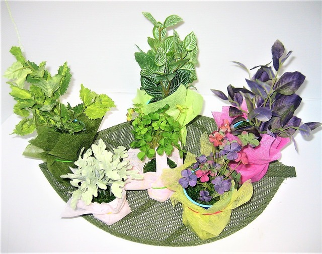 花いずものルーム・ガーデン⑤　（アーティフィシャルフラワー：アート苗）