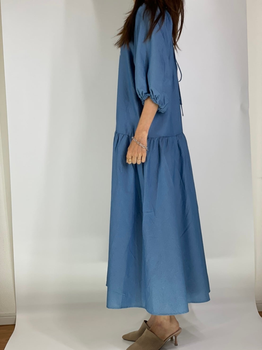 ダンガリーワンピース Pek