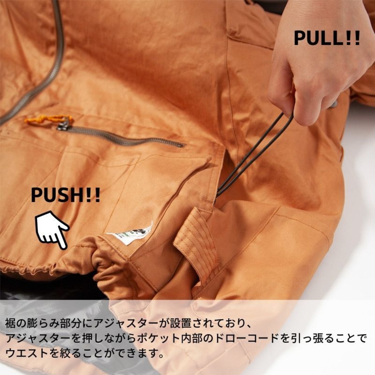 grn outdoor HIASOBI CAMPER JACKET go201q ジャケット ポケット 撥水 難燃 加工 収納 ドリンク アウトドア キャンプ バーベキュー BBQ