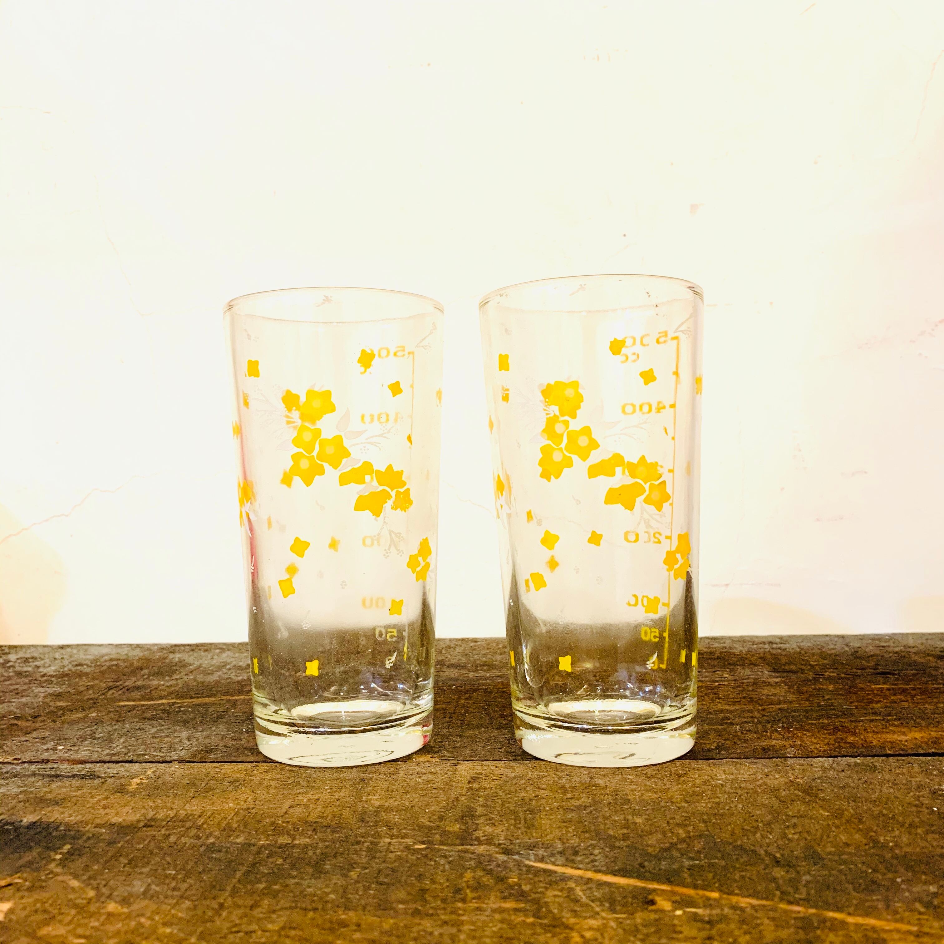 小鹿廚房】台湾のレトログラス 黄色い小花（大） | 小鹿百貨
