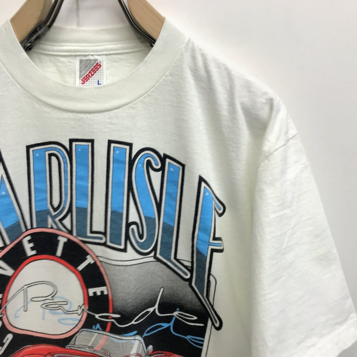 ジャージーズ 90年代 USA製 CARLISLE CORVETTE イベントＴシャツ 半袖