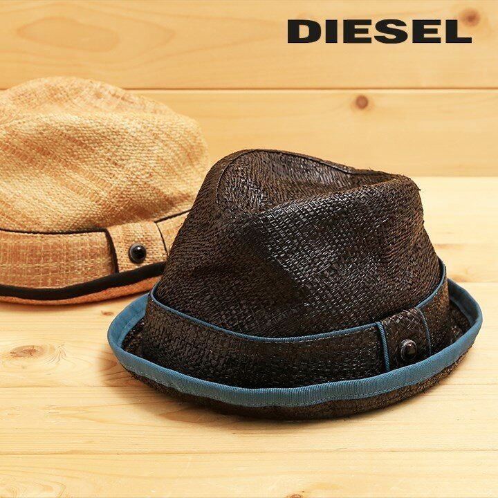 ディーゼル DIESEL ストローハット メンズ レディース 男女兼用