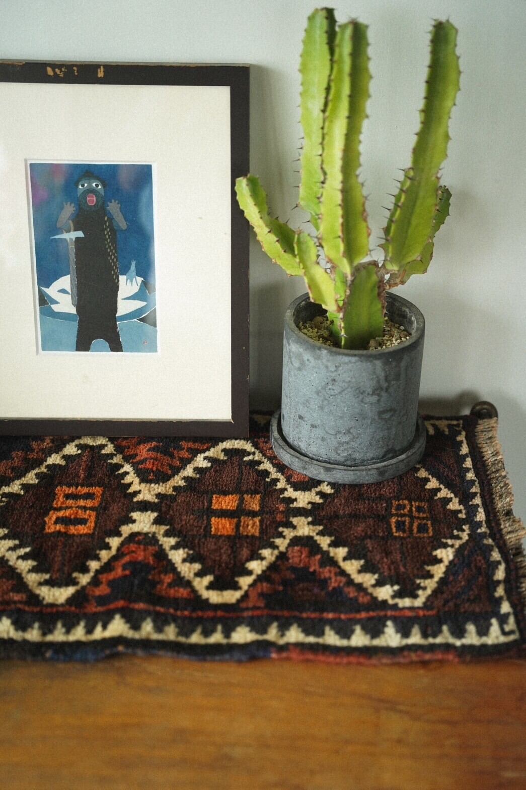 1175-Vintage Baluch rug