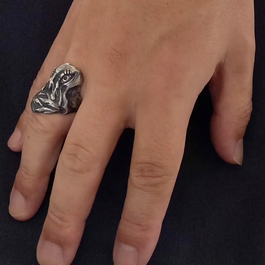 ゴジラ haraKIRI ハラキリ ヘドラ シルバーリング Silver Jewelry