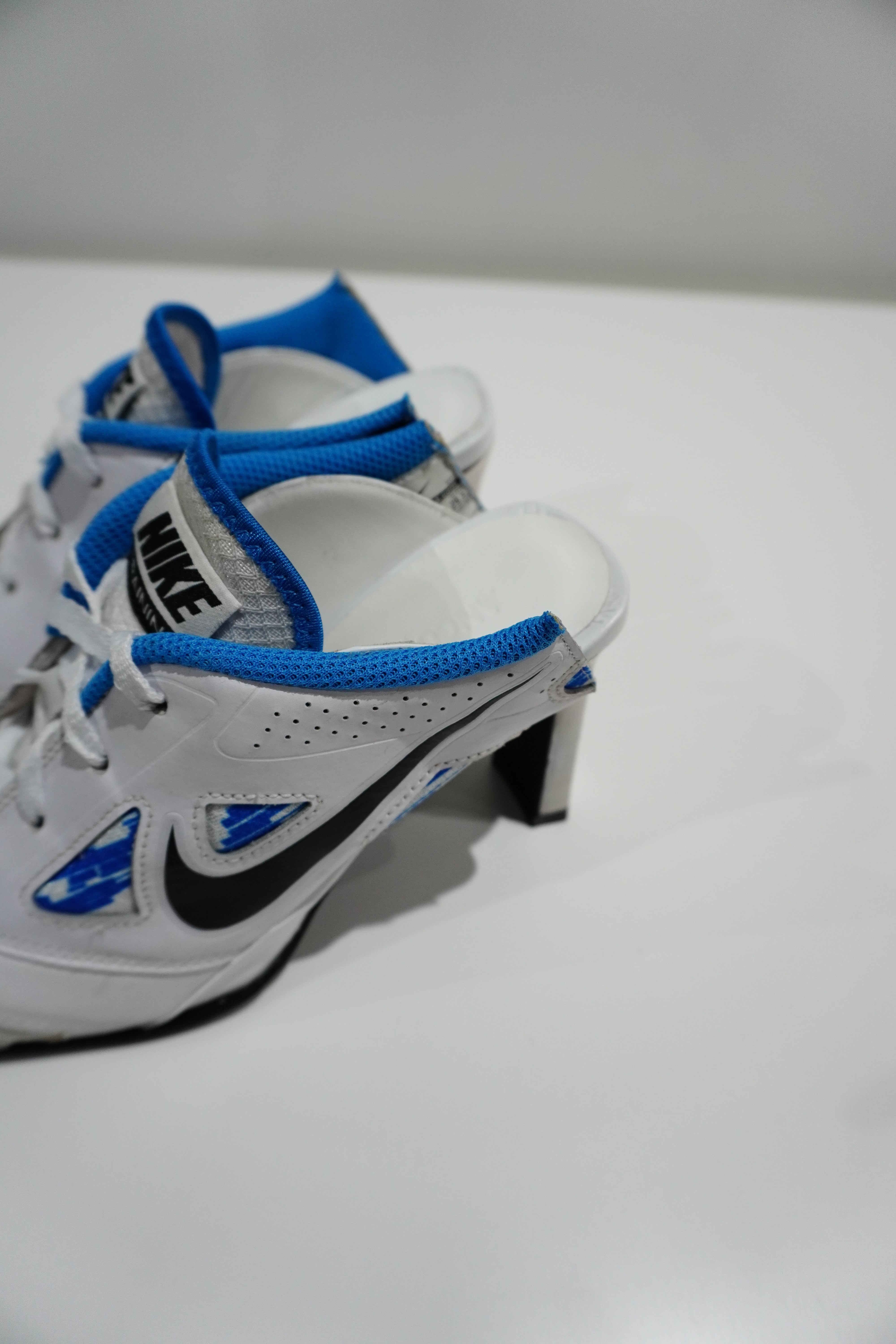 ANCUTA SARCA / D04 SQUARE TOES HIGH HEEL MULES -NIKE UPPER- | POETRY
