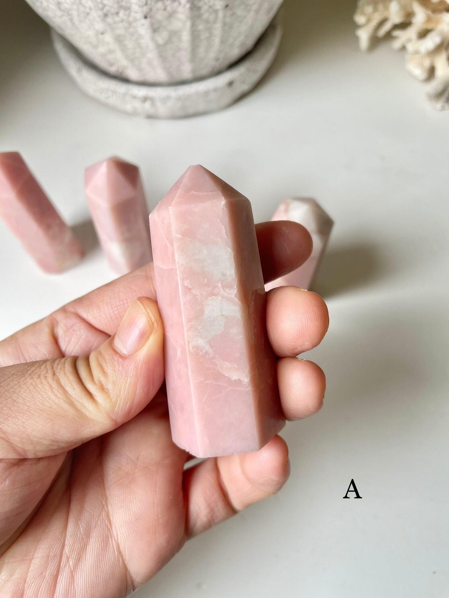Pink Opal Tower / ピンクオパール タワー | AINA MINERALS