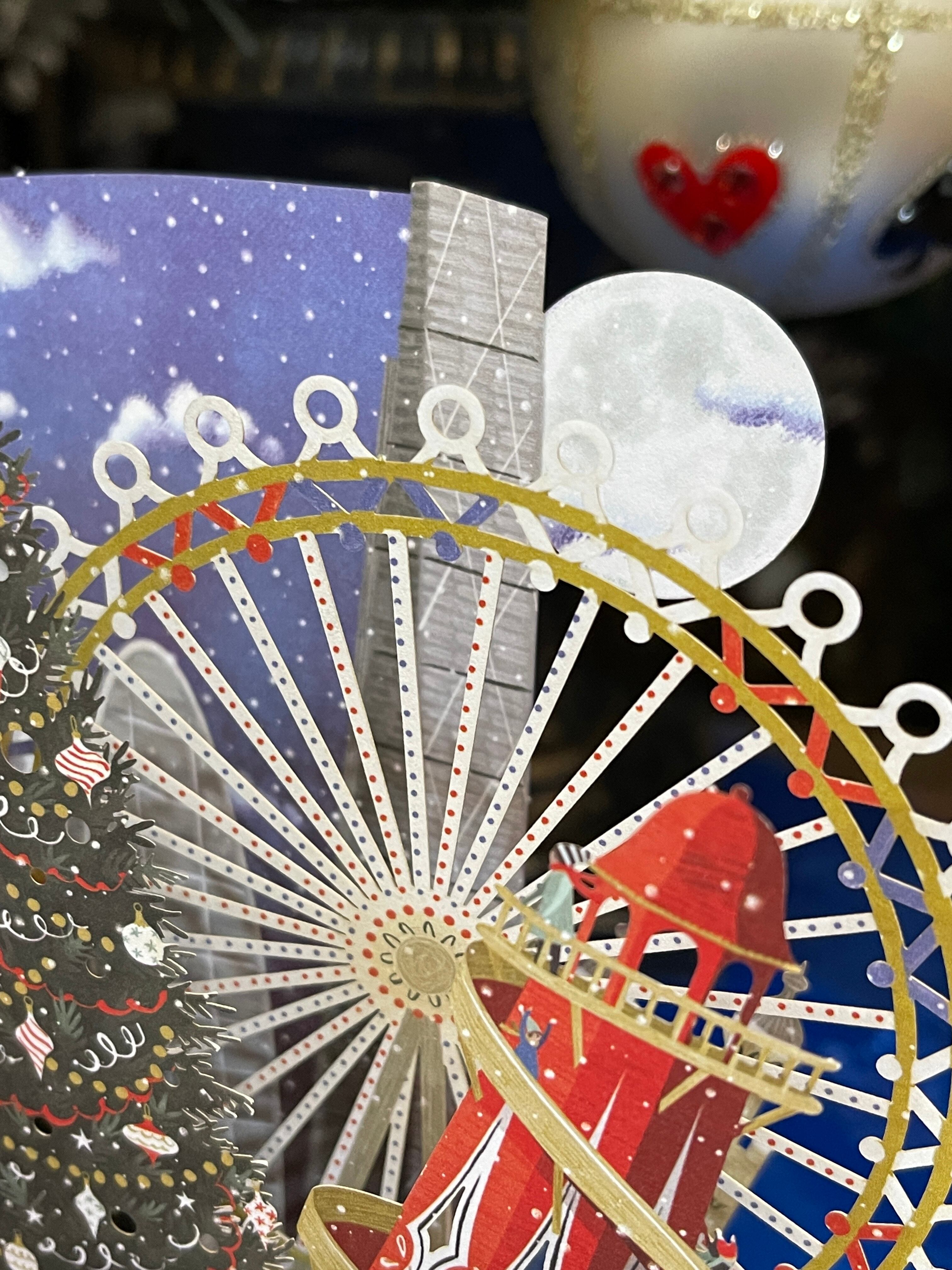 『Me & McQ』ロンドンの賑やかなクリスマスカード London 3D Christmas Cardイギリスより