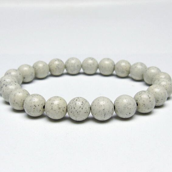 北投石 ブレスレット 9mm 一点物 メール便可 111-50281