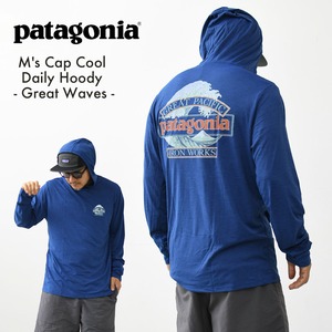 Patagonia [パタゴニア正規代理店] M's Cap Cool Daily Hoody - Great Waves [45499] メンズ・キャプリーン・クール・デイリー・フーディ（グレート・ウェーブス）・長袖・MEN'S [2026AW]