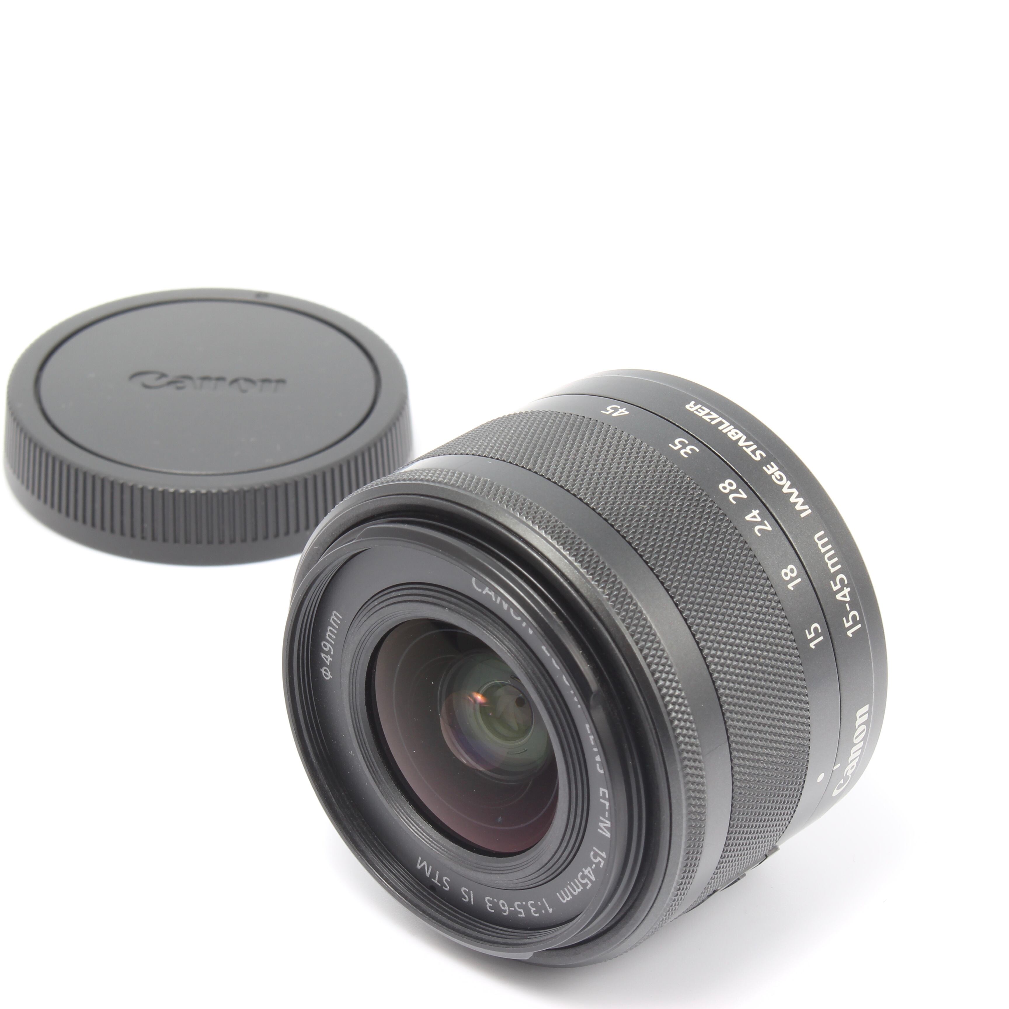 キヤノン EF-M15-45mm F3.5-6.3IS STM 標準ズームレンズ Canon EF-M 15 