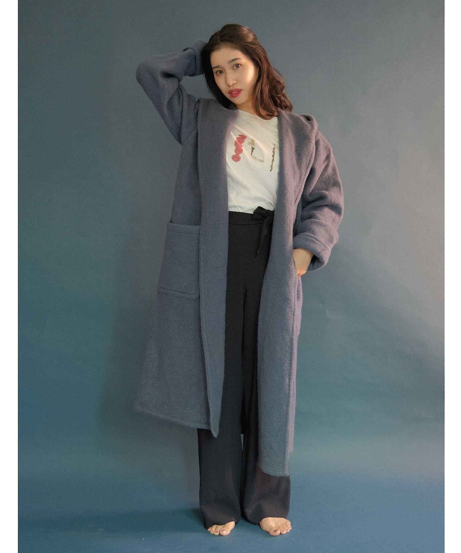 guy Laroche 80s フランス製vintageモヘアコート36 guy Laroche 80s フランス製vintageモヘアコート36