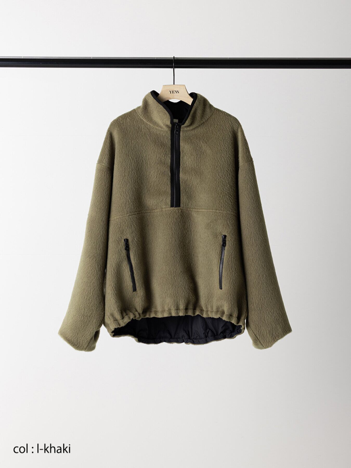 予約商品】YENN/シャギーハーフジップジャケット | 20ｰtwentyｰ