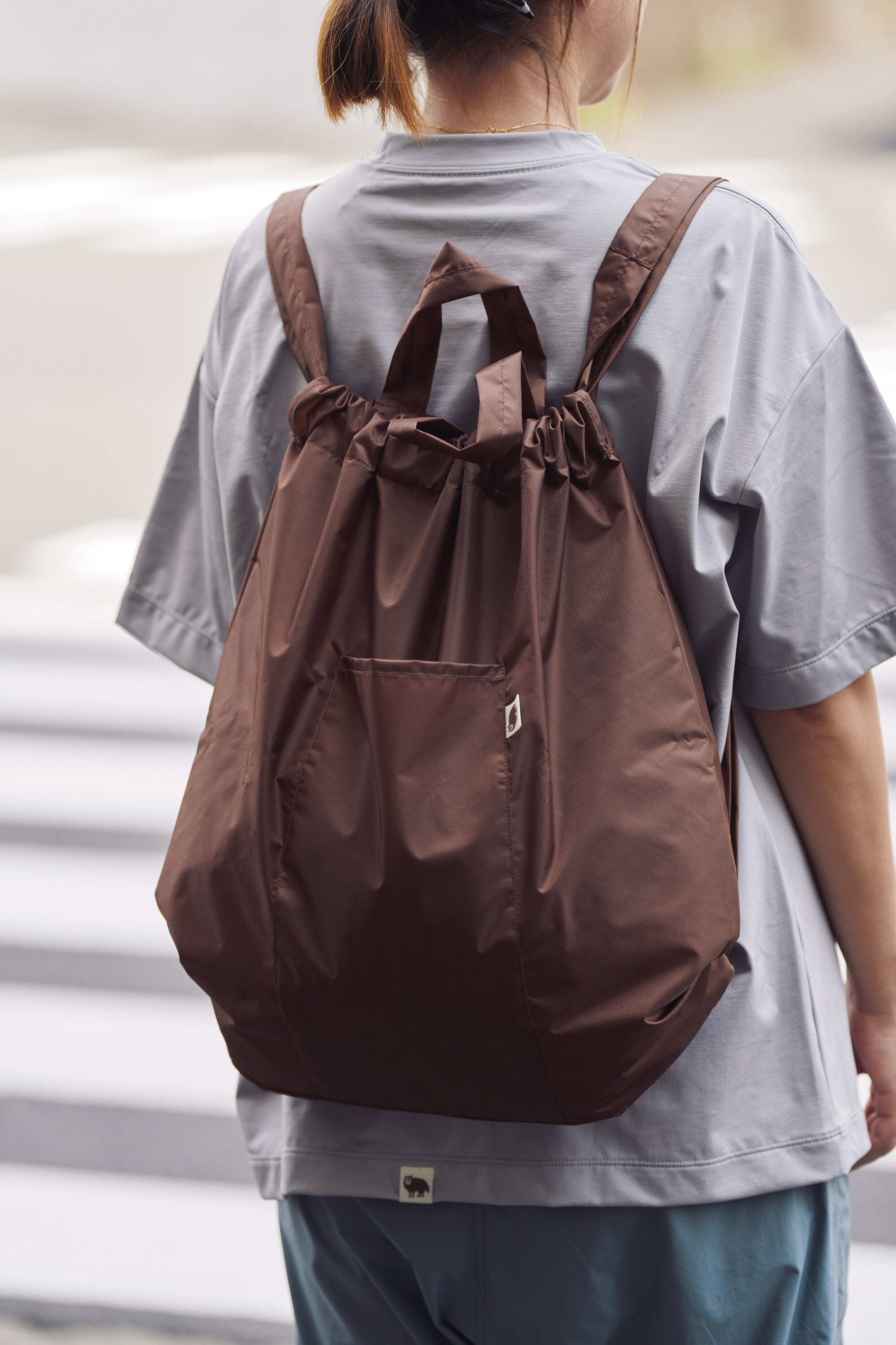 新品　kapoc SACK ダックブラウン Cesca Knapsack：Color Cappuccino | TANNUKI Running Wear Shop