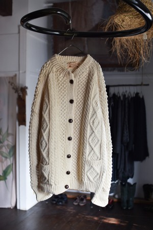 Fisherman knit cardigan