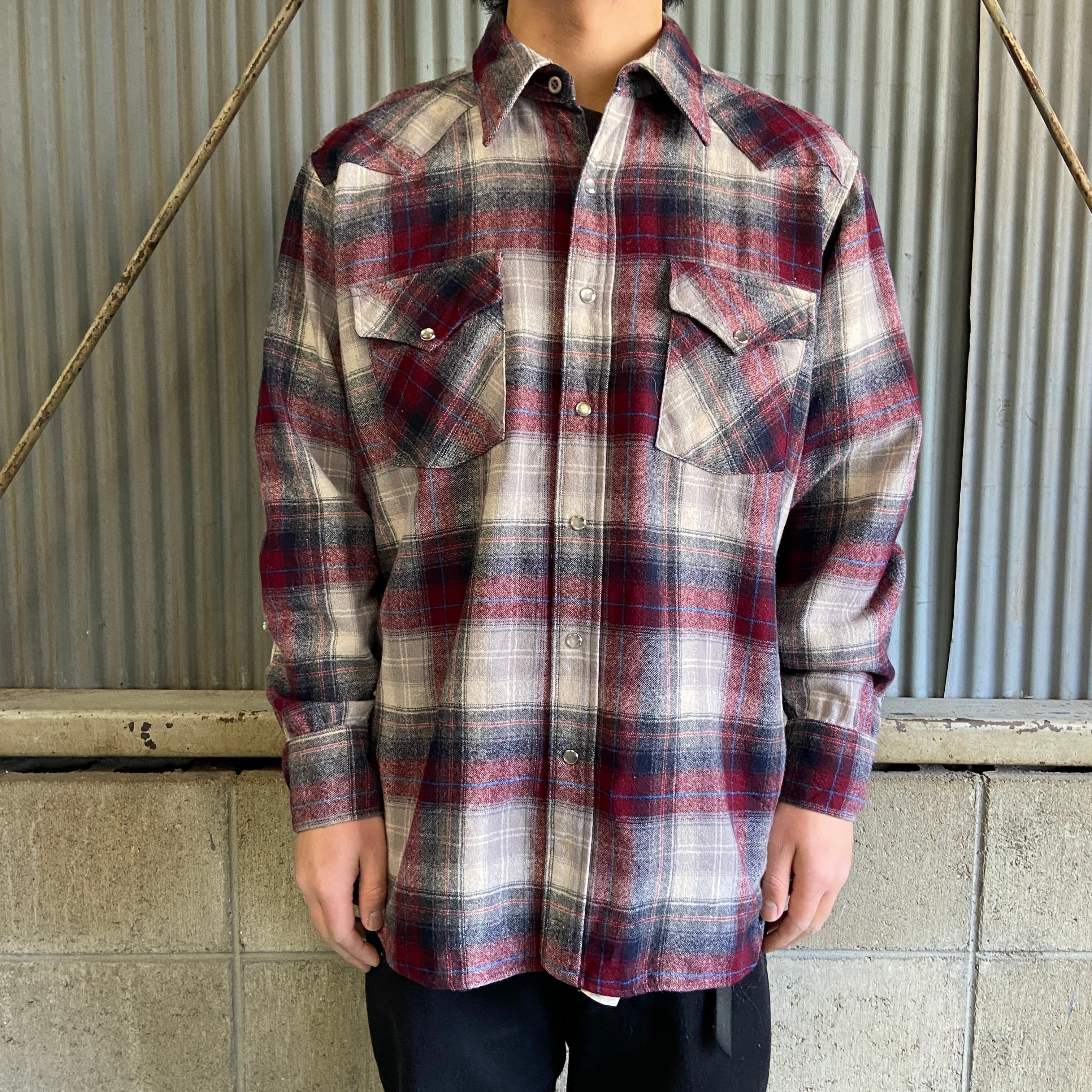 PENDLETON outdoors man ombre オンブレ USA製-