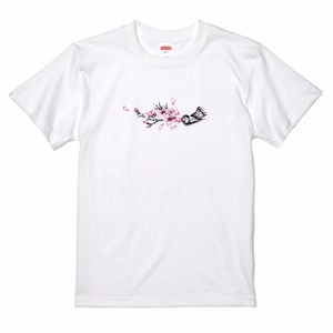 Cherry blossom paint Tee 桜絵の具 Tシャツ