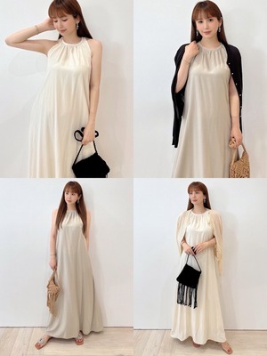 美シルエットワンピース ¥7,200+tax