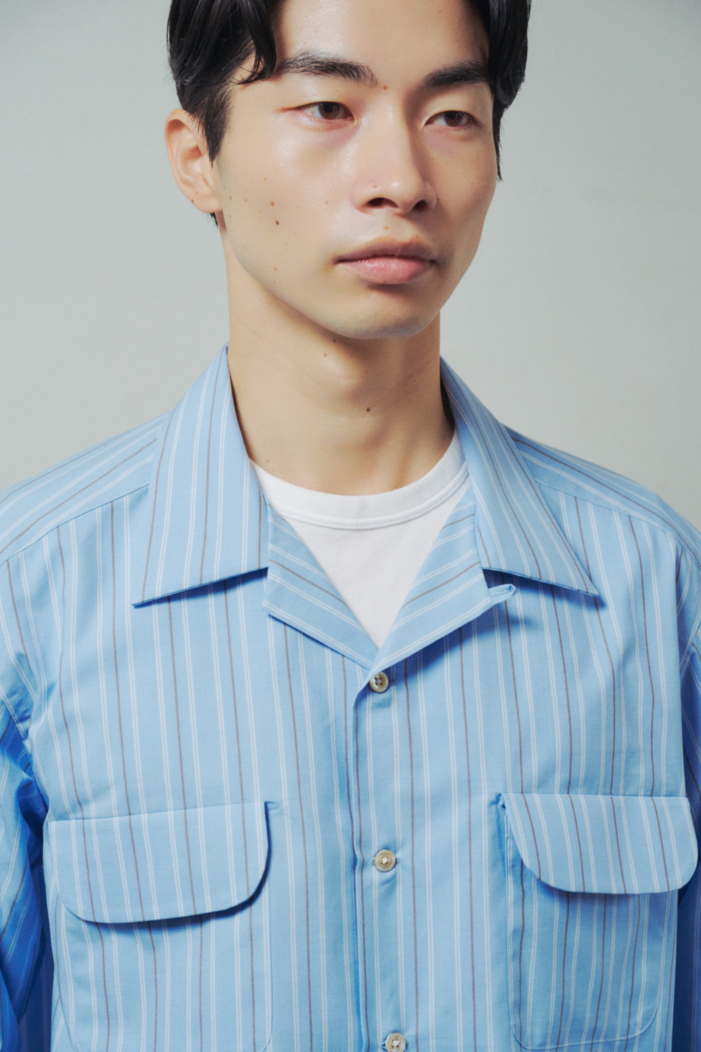 新品】MINTENS 1960s vintage cotton shirts made in Italy fabrics