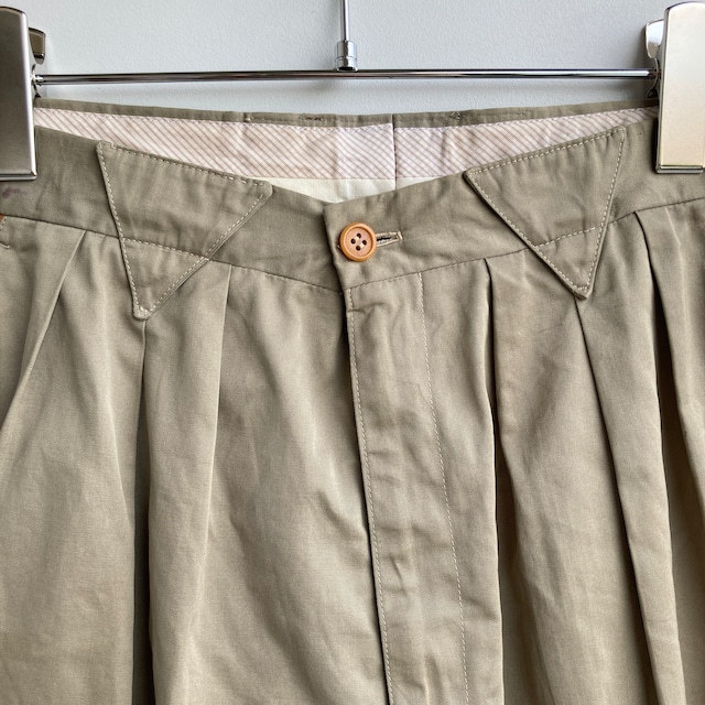 Gucci グッチ オールドグッチ ミリタリーチノパン 70s イタリア製 スリータック ヴィンテージ古着 画像6
