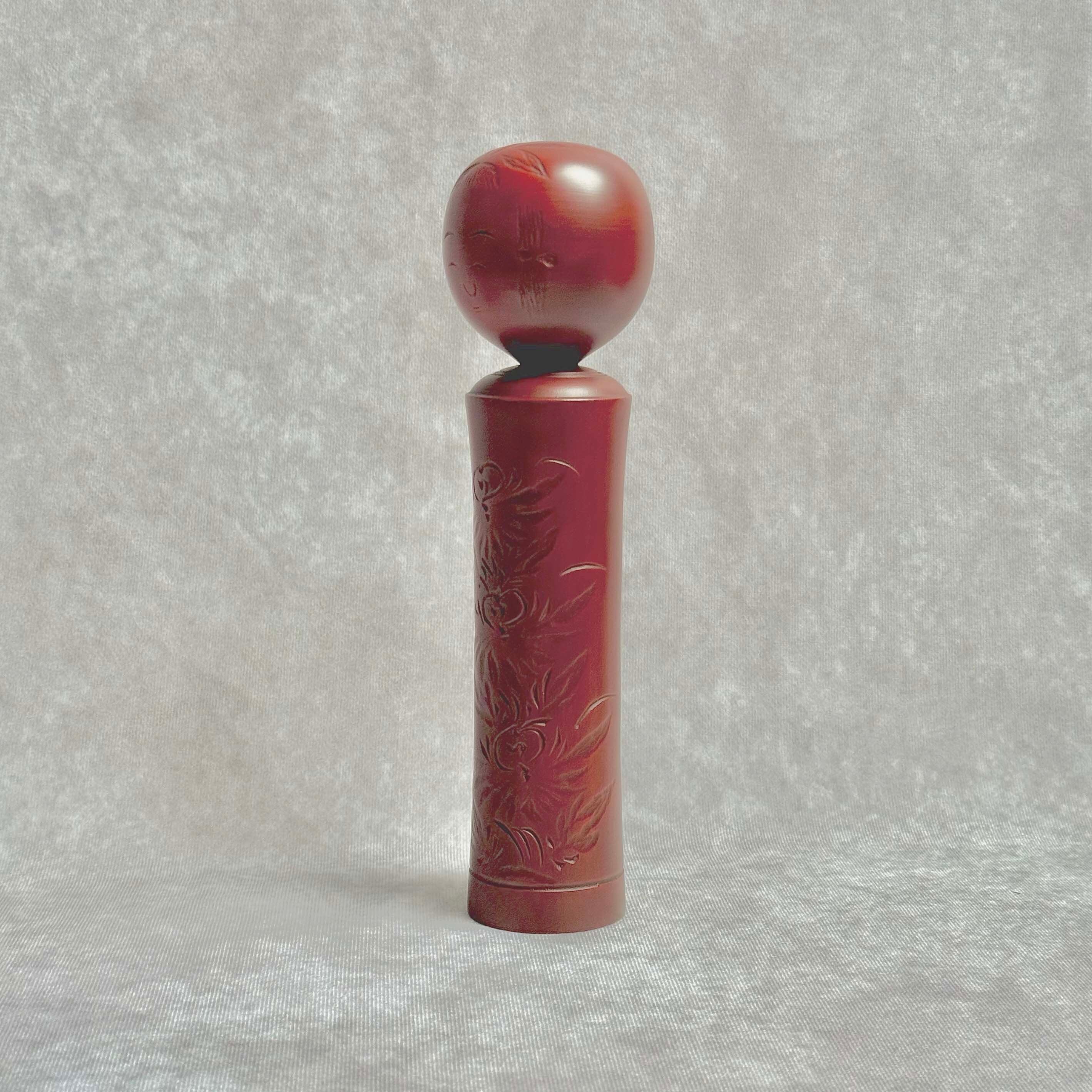 伝統工芸「鎌倉彫こけし」(No.44)