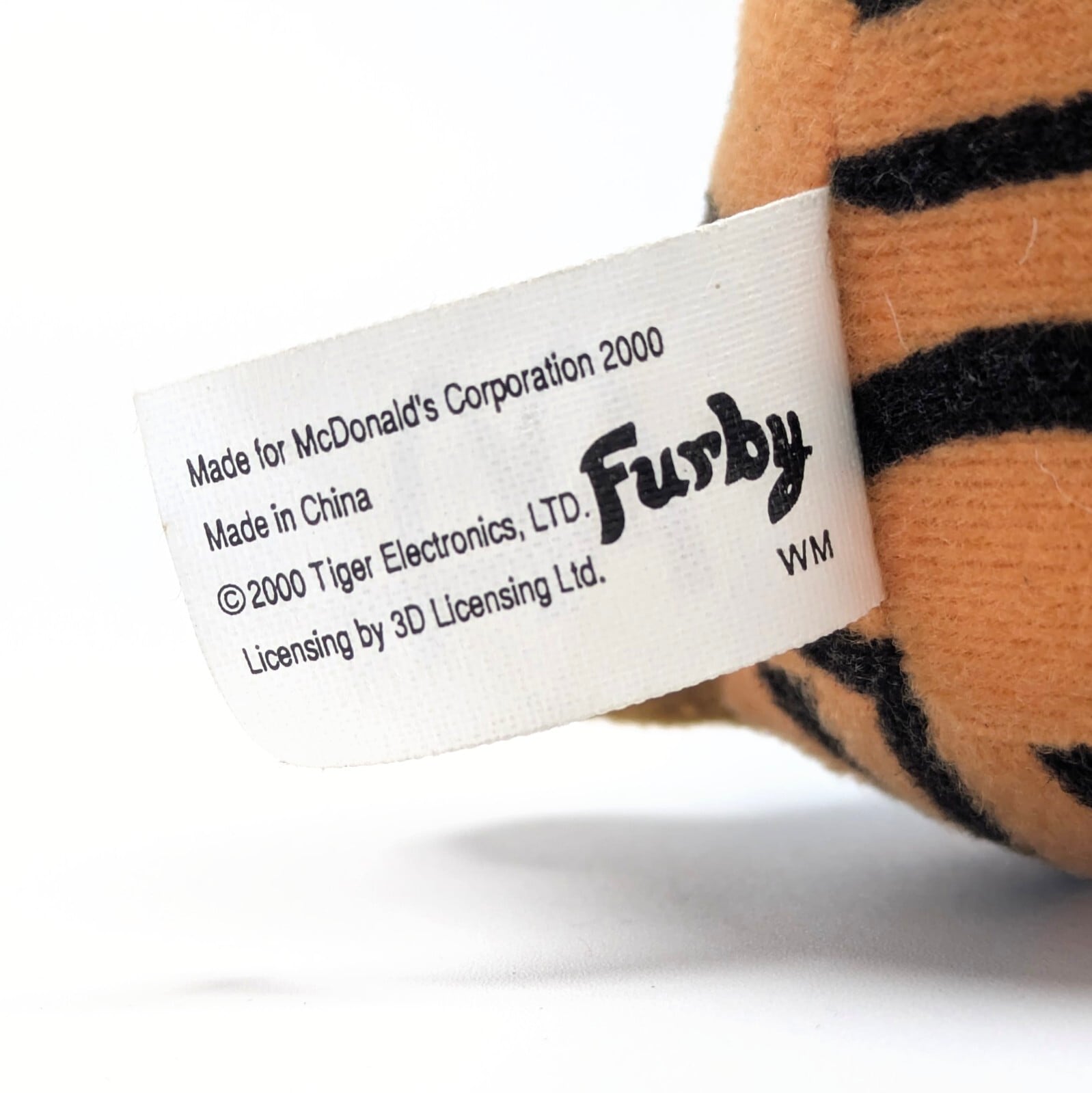 ☆ VINTAGE2000 ☆【 McDonald's × Furby ( ファービー )】 マクドナルドミールトイ / 2000年製 / ボールチェーン ぬいぐるみ キーホルダー 〚アメリカン雑貨 アメトイ〛